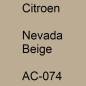 Preview: Citroen, Nevada Beige, AC-074.